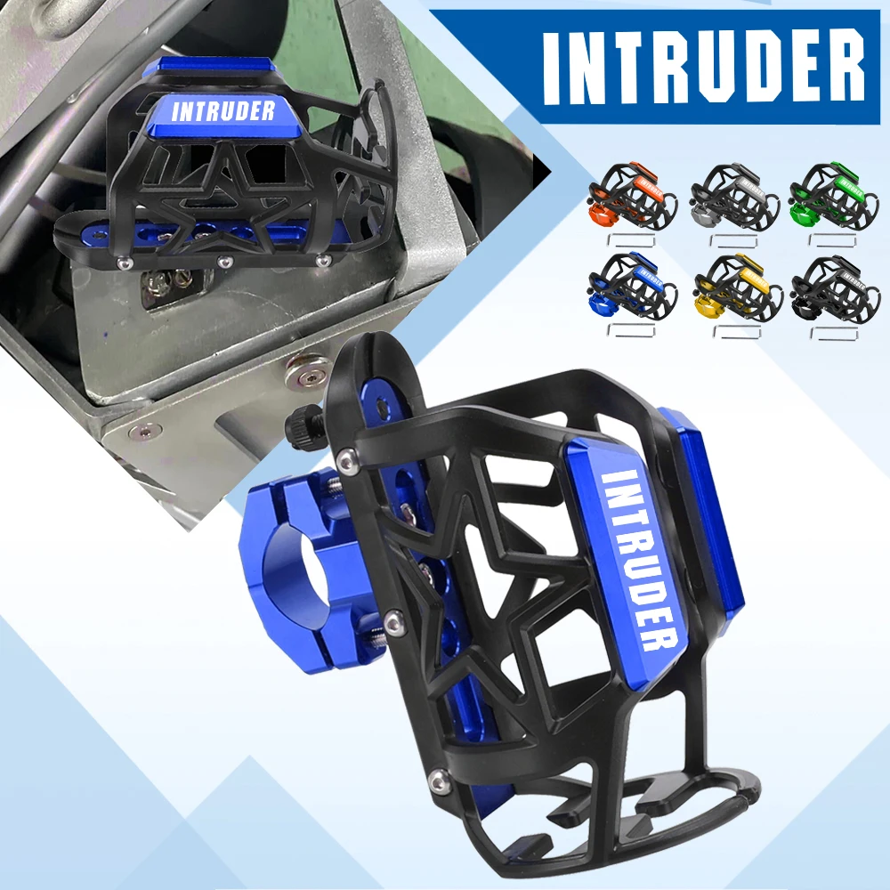

For SUZUKI INTRUDER 800 1400 1500 INTRUDER800 INTRUDER1400 Motorcycle Beverage Water Bottle Cage Drink Cup Holder Bracket Mount