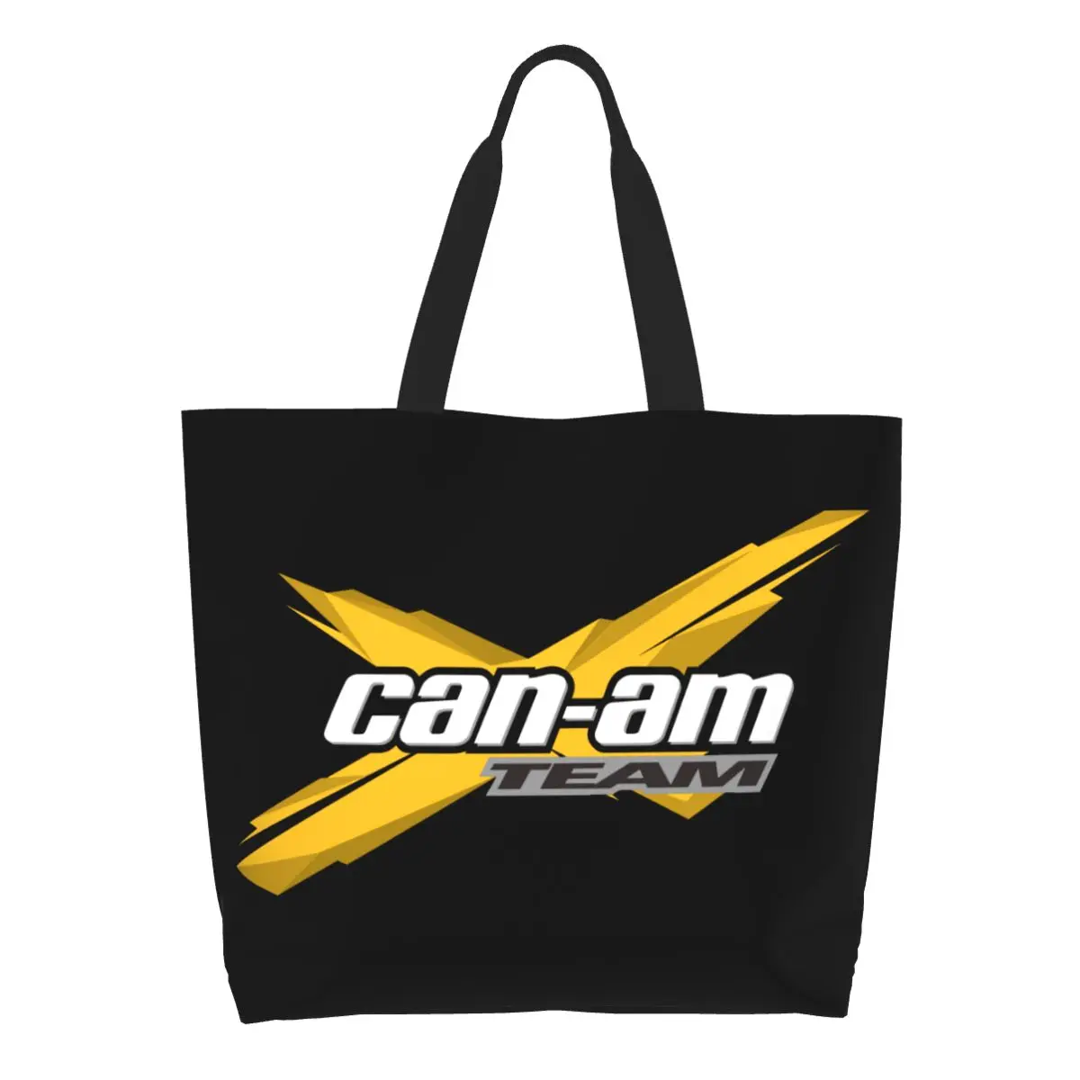 

Симпатичные сумки-тоуты Can Am для покупок, переработка BRP, мотоциклетная Холщовая Сумка для продуктов, сумка для покупок через плечо