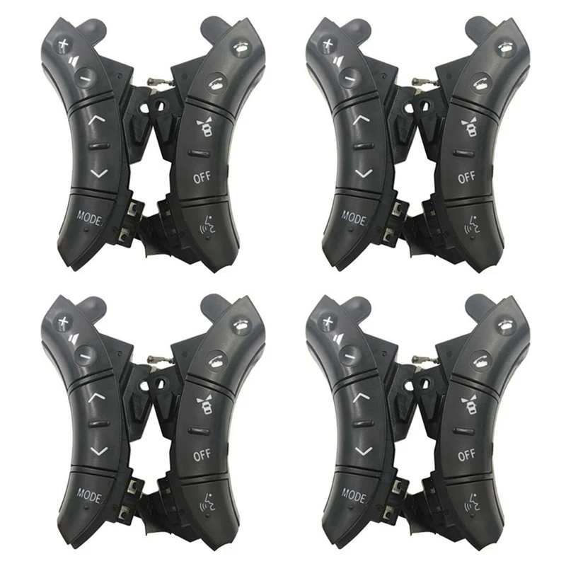 

4 Pair 84247-58010 Steering Wheel Control Switch Multifunction For Toyota Highlander Land Cruiser GX470 High Match