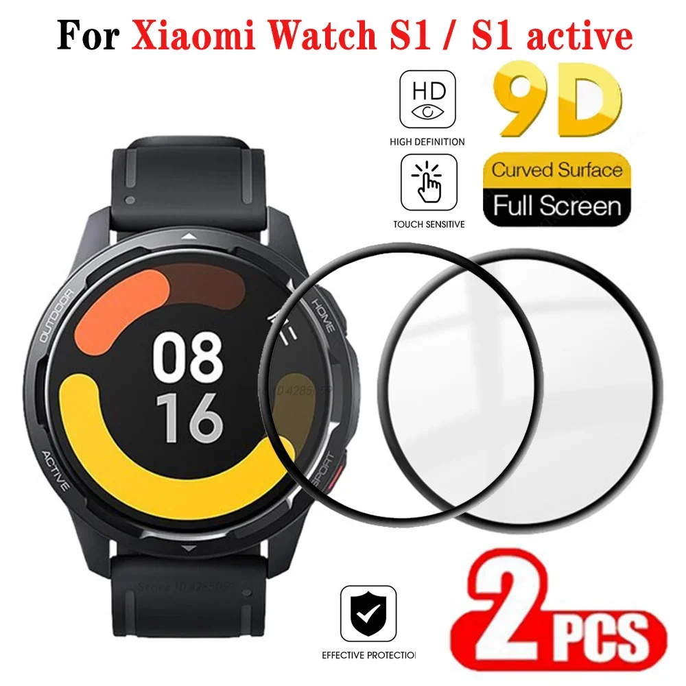 Enhanced Tempered Glass Screen Protector for Smartwatches - Anti-Scratch HD Cover