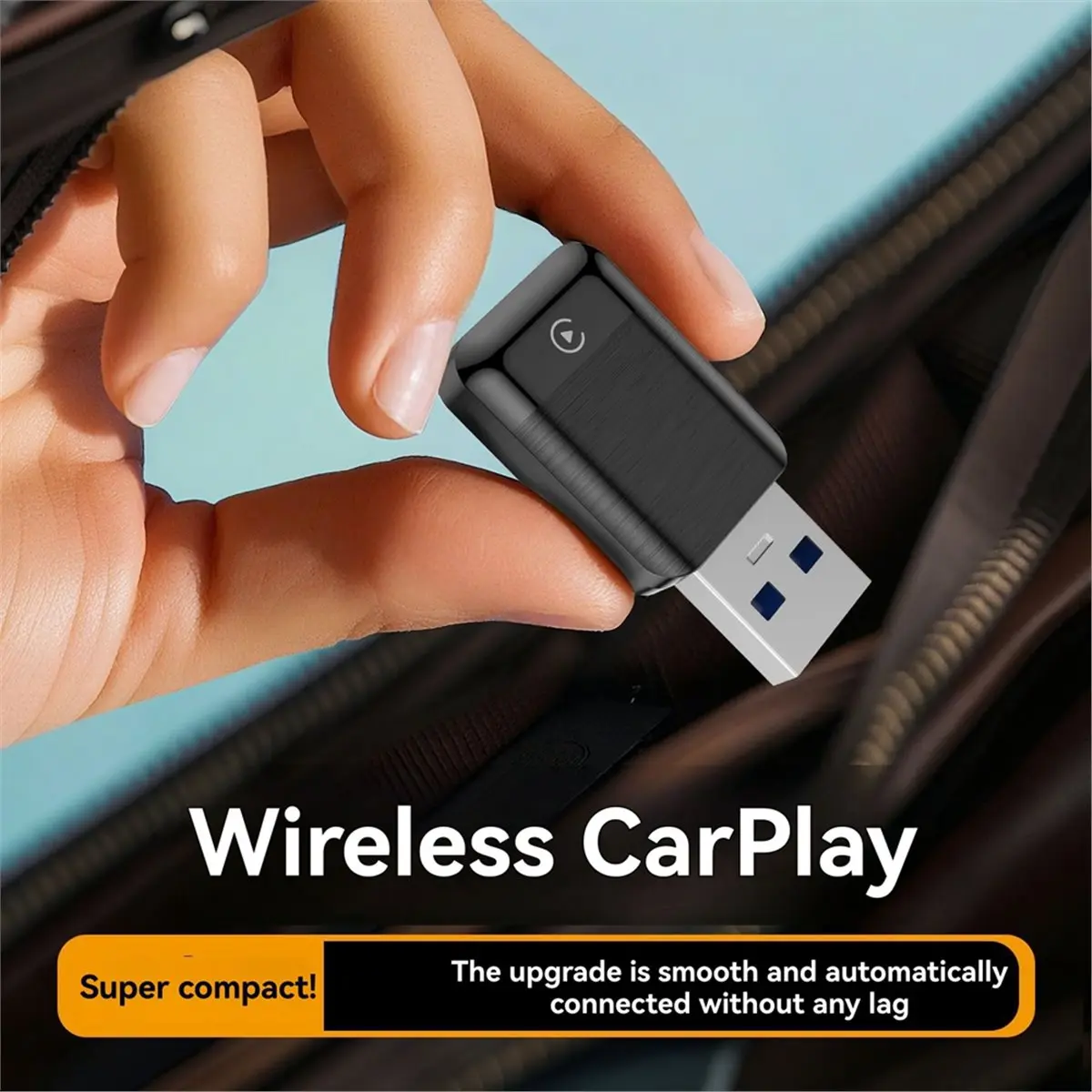 A10R 2 in 1 무선 카플레이 안드로이드 오토 어댑터 스마트 AI 박스 카플레이 WiFi & 블루투스 유선 카플레이를 무선 카플레이로 변환