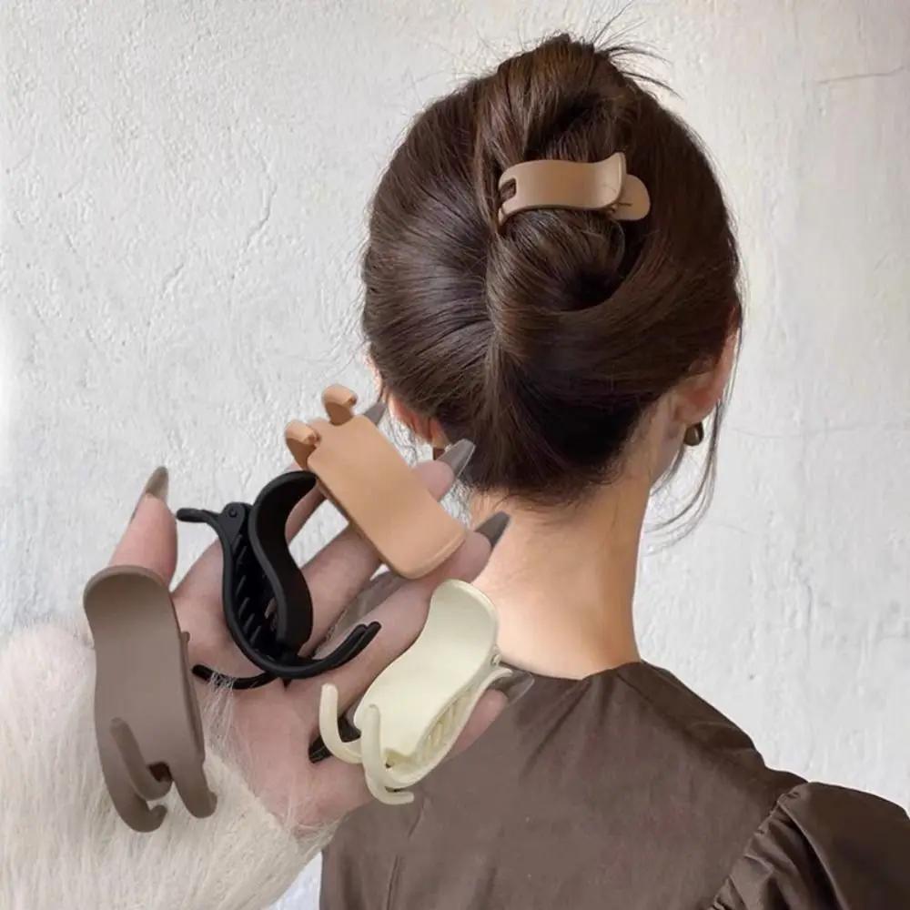 Mode einfache Pferdes chwanz Haars pange einfarbig Haarschmuck Haarnadel Kopfschmuck Kopf bedeckung Haars pange Frauen