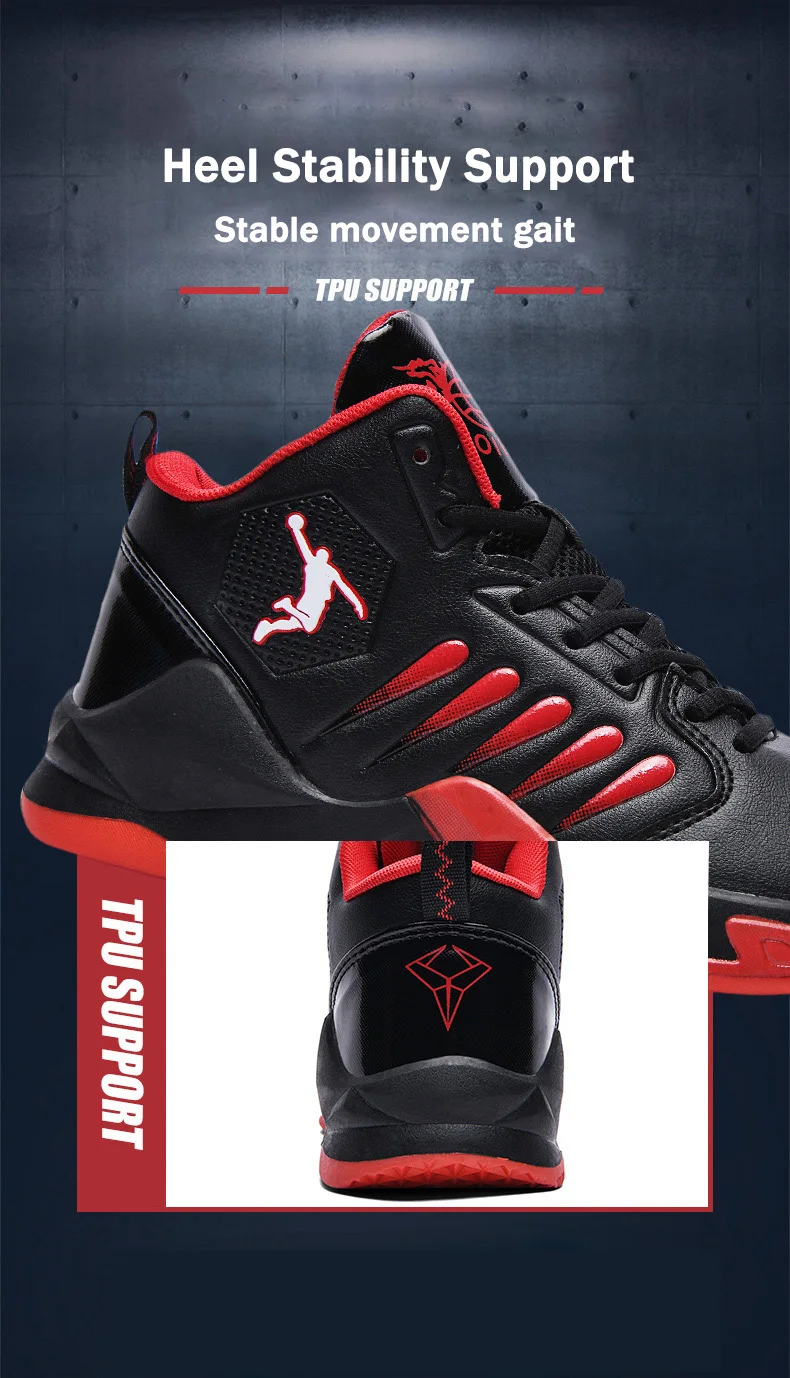 Mid Cut PU Leather Comfortable Men Sneakers
