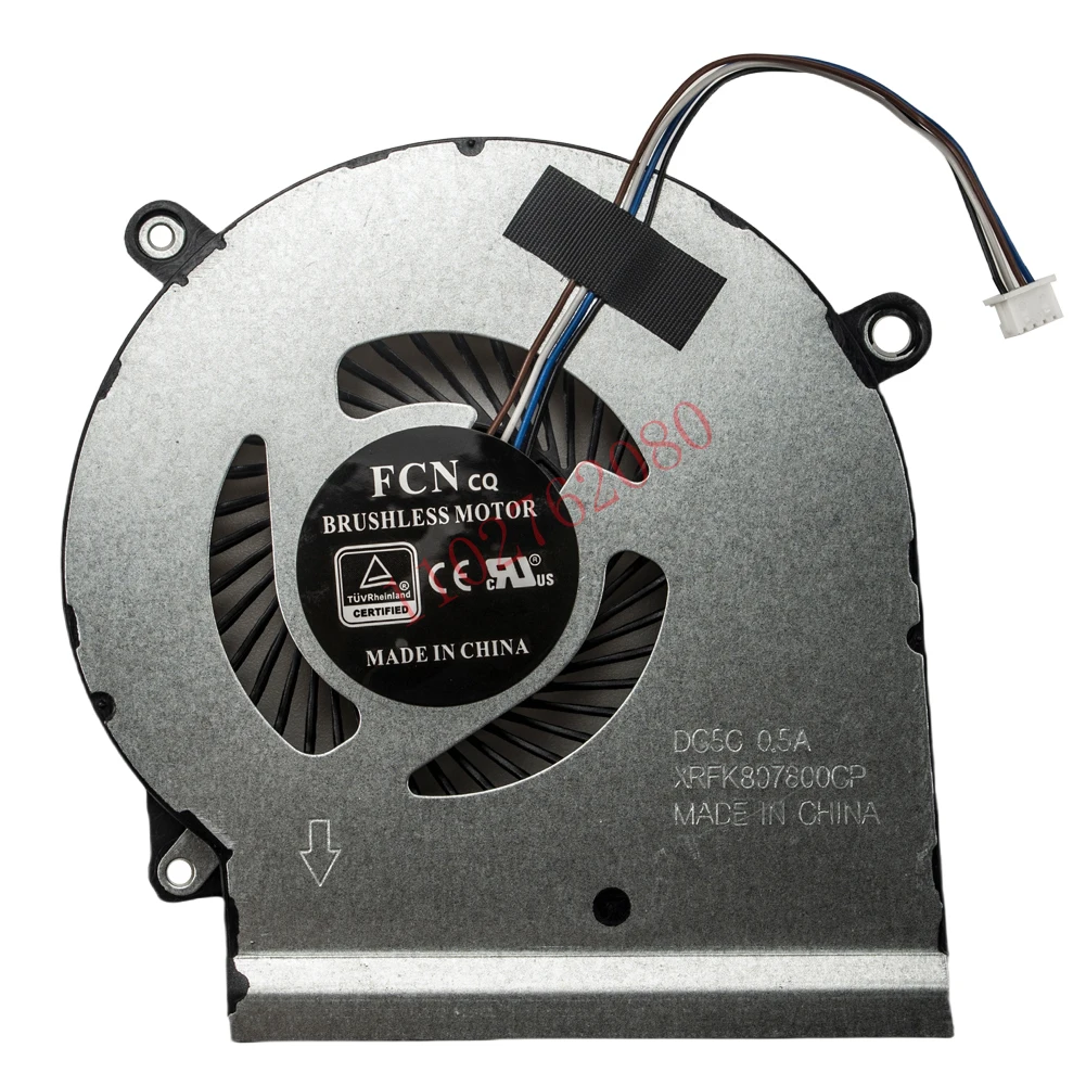 DXCCC Ventilador para portátil HP Omen TPN-Q211 15-DC 15-DC0013TX 15-DC0004TX 15-DC0005TX 15-DC0007TX 15-DC0011TX 15-DC0123TX 15-DC0153TX L30203-001 (GPU FAN