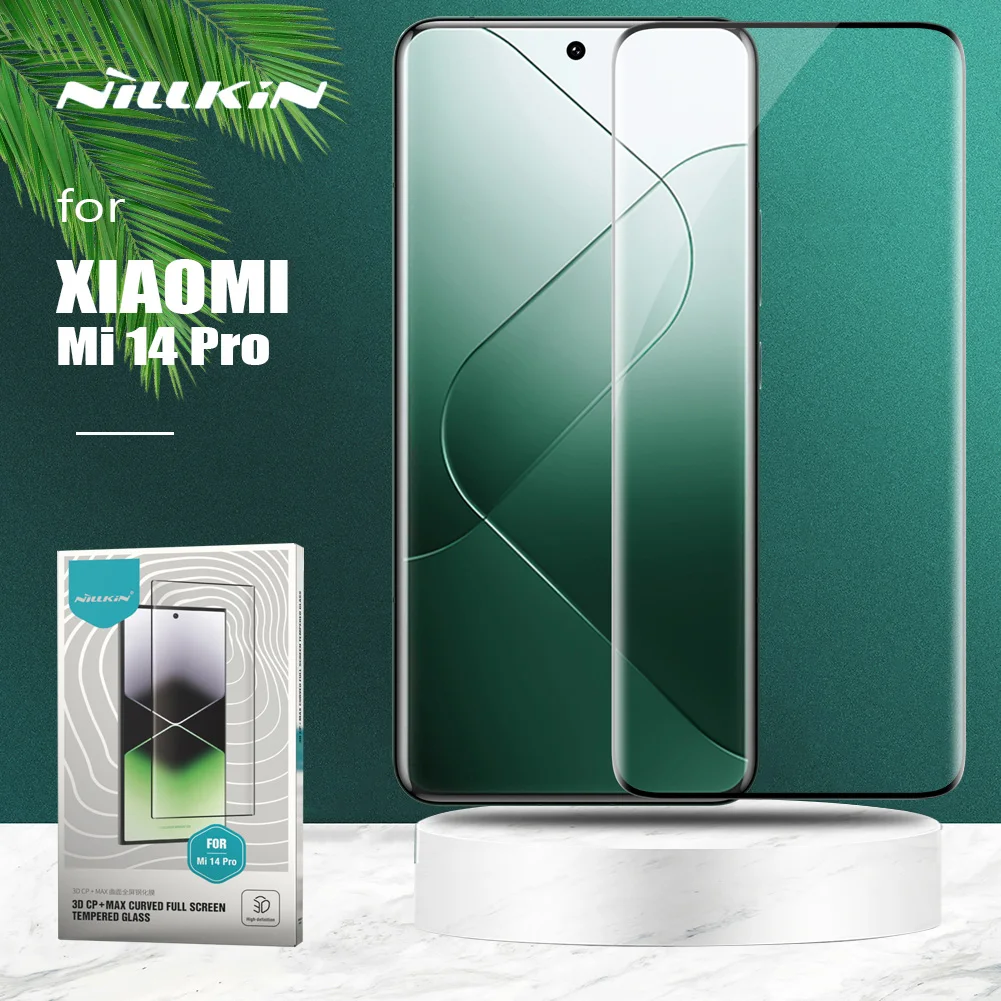 

for Xiaomi Mi 14 Pro Glass Nillkin CP+ Max Full Cover 3D Tempered Glass Screen Protector for Xiaomi Mi14 Mi 14 Pro 5G Glass