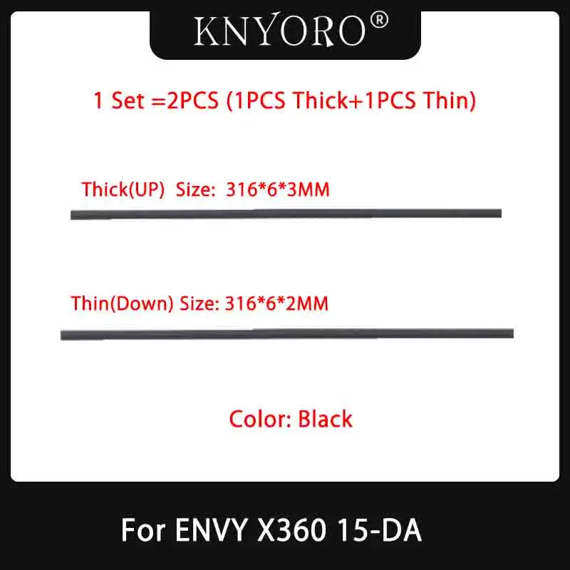 JINTAI Rubber Foot Pads Für HP Envy X360 15-BP 15M-BP - Silber, 932797-001 Ersatz