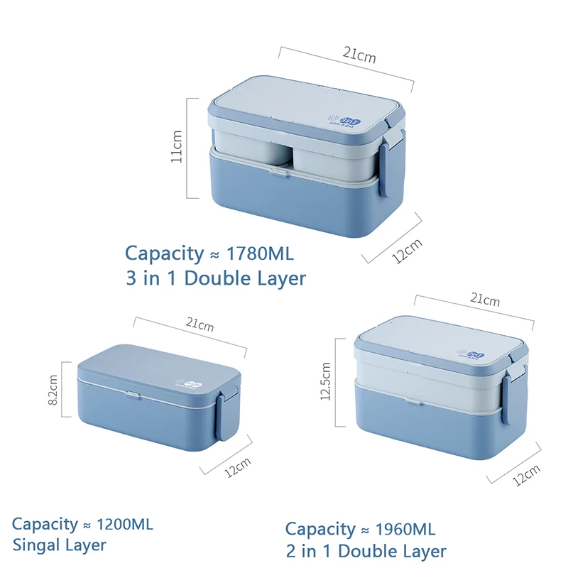 3in1 Bamboo Bento Box 6