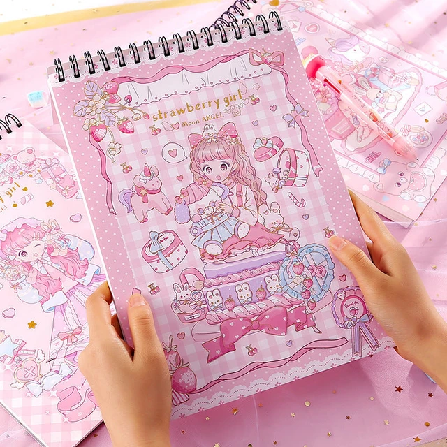 Kawaii Girls Livre de Coloriage: 50 Dessins Kawaii pour Les Filles