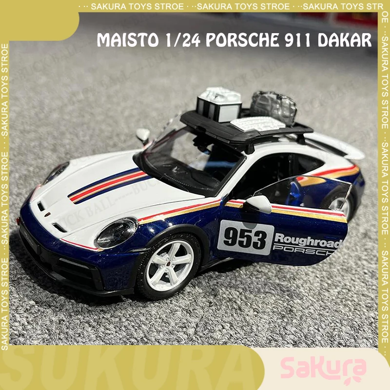 

Bburago Porsche 911 Dakar Car Model 1/24 Scale Porsche Supercar Car Toys Alloy Diecast Model Car Collection Porsche Car Toy Gift