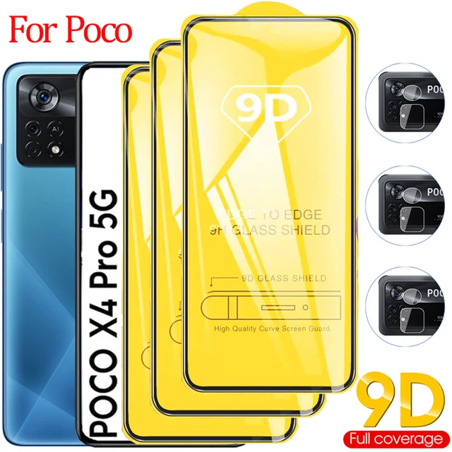 Film de protection Poco F4 GT X3 NFC X4 Pro 5G verre trempé pour Xiaomi Poco