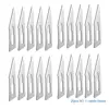 20-100pcs Sterile #10/11/23/Medical Surgical Blades for Eyebrow,Dental,Dissection, Podiatry, Grooming, Acne Removal,Laboratory 3