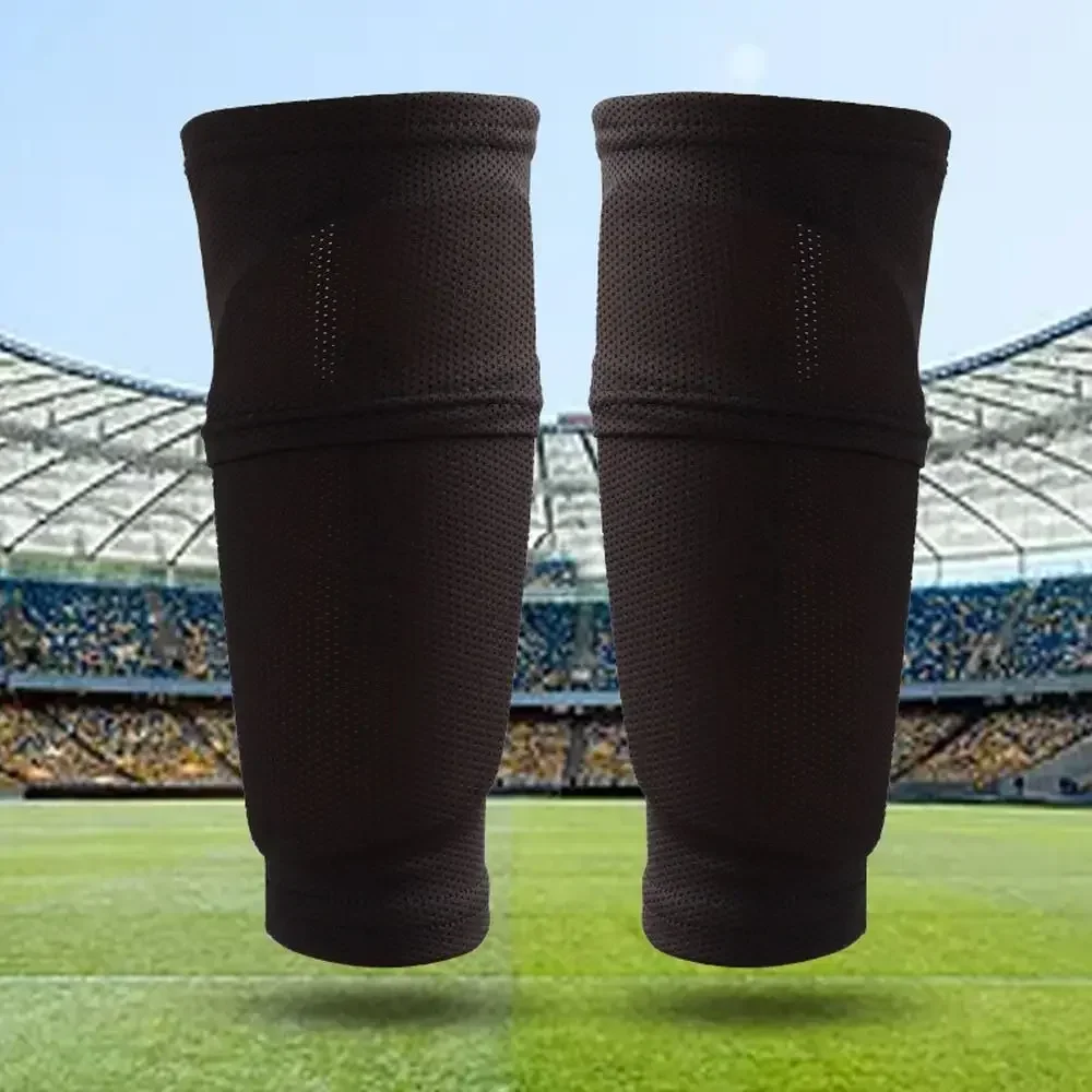 Soccer Shin Guards Shin Guard Pads 1Pair Soccer Shin Guard Football Crashproof Calf Protector Nylon Leg Sleeves