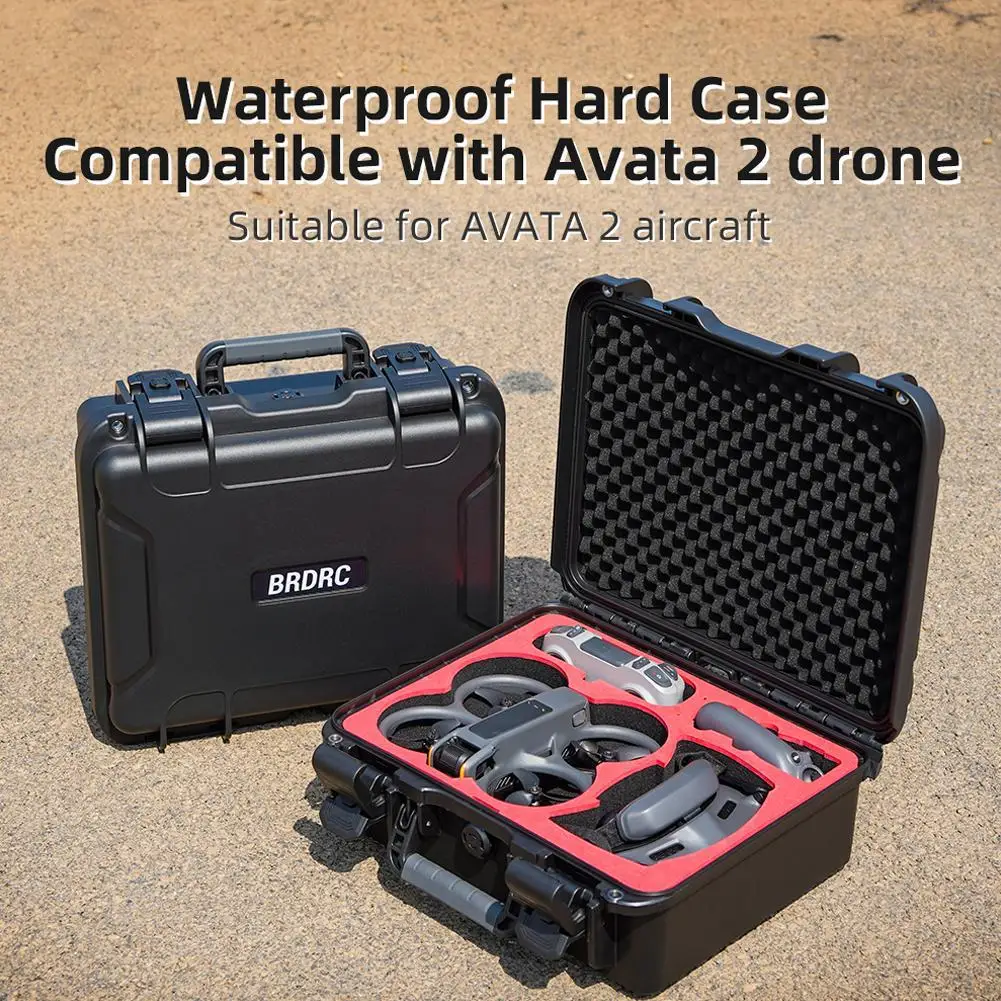 

Hard Carrying Case for DJI AVATA 2 Drone and Accessories Waterproof Explosion-proof Storage Box Super Sturdy and Fall Resistant