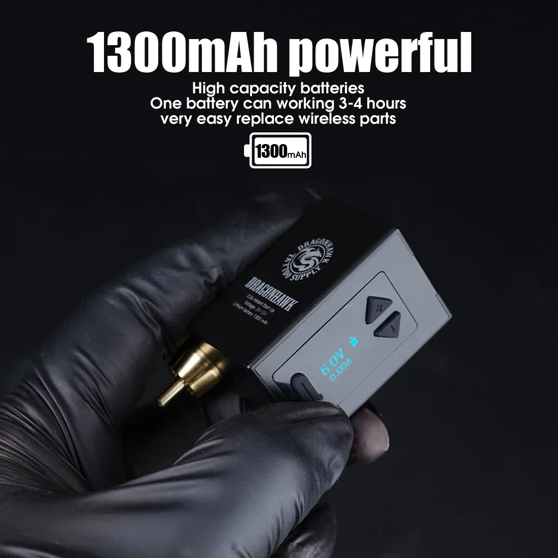 Tattoo Accessories LCD Mini Wireless Battery For Tattoo Pen Machine