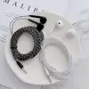1Pcs 2m/3m Cable Length Wired Headset Monitoring Recording Black White Bass Earplugs Anchor 3.5mm Computer Game Live Headphone 2