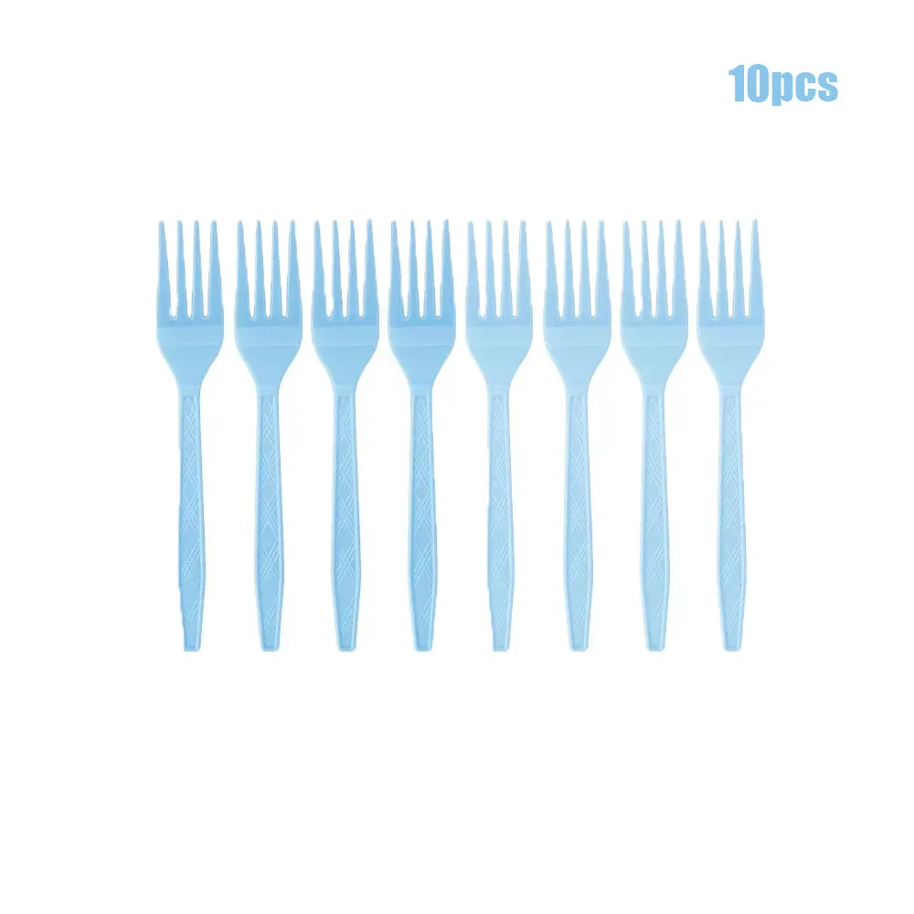 Light Blue Disposable Party Tableware Set for 8 Baby Shower & Birthday 11