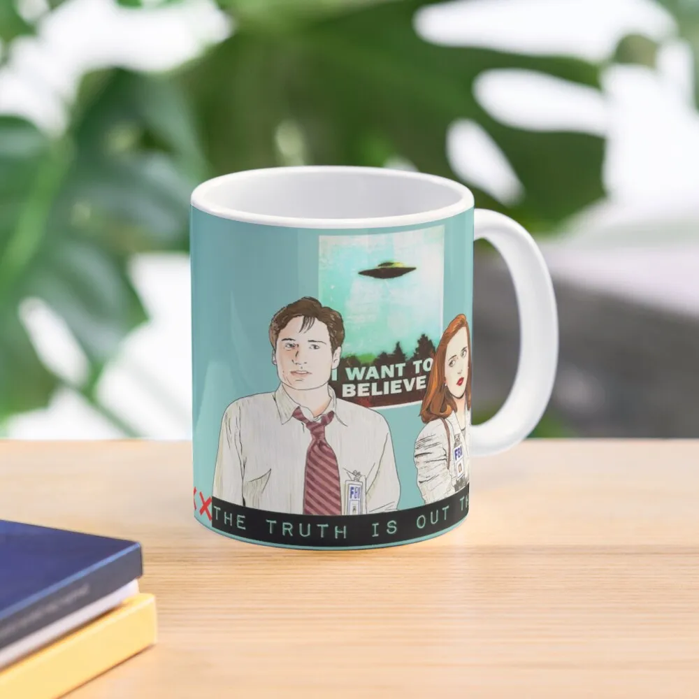 

The X files the truth is out there I want to believe by Mimie Coffee Mug Ceramic Coffee Cups