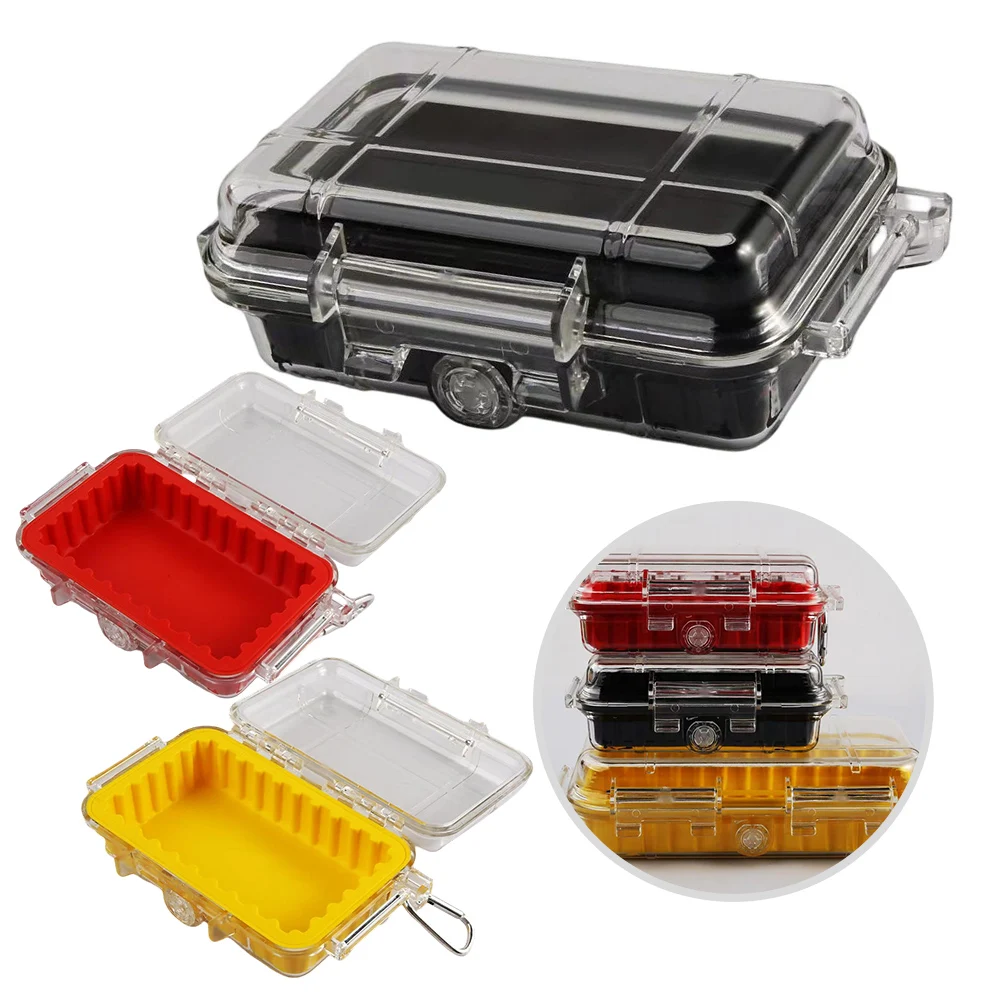Outdoor Survival Box S/L Transparent Moisture-proof Waterproof Shockproof Anti Pressure Sealed Case Camping Storage Tools