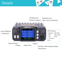 QYT KT-7900D 25W Quad Band Latest Version Mini Mobile Radio 136-174/220-260/350-390/400-480MHz kt 7900D Walkie Talkie 10 KM 2