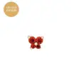 New Fashion Shinny Butterfly Studs Earring for Women Girl Copper Ear Bone Nail Daily Wear Jewelry Birthday Gifts 6