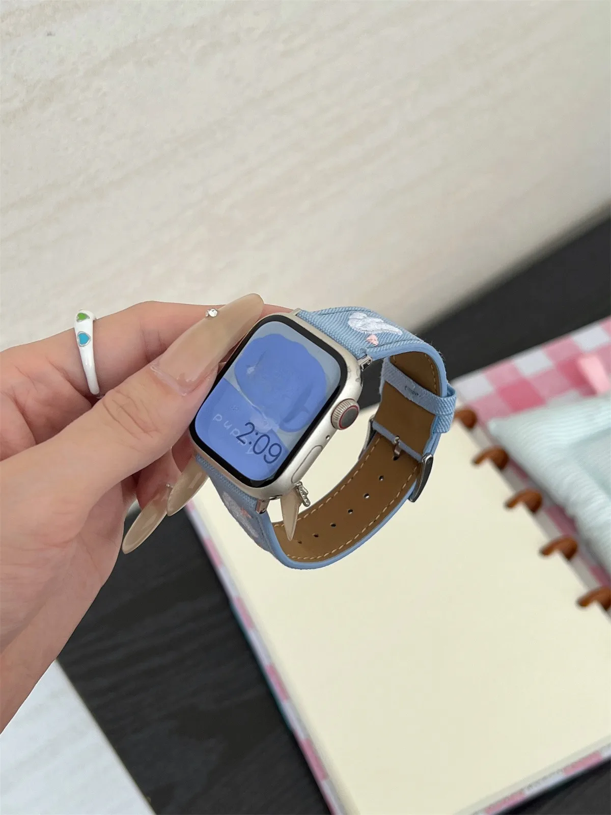 Uhrenarmband für Iwatch 42/44/45/46/49 mm 38/40/41 mm PU-Leder-Mode-Uhrenarmband für Uhrenserie Ultra2 Serie 10/9/8/7/6/5/4/3/2/1_voghion.com