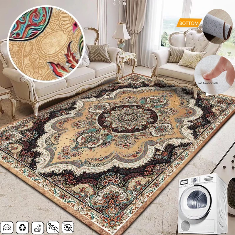 Household Living Room Carpet Bedroom Bedside Carpet Washable Carpet European Carpet main image 1