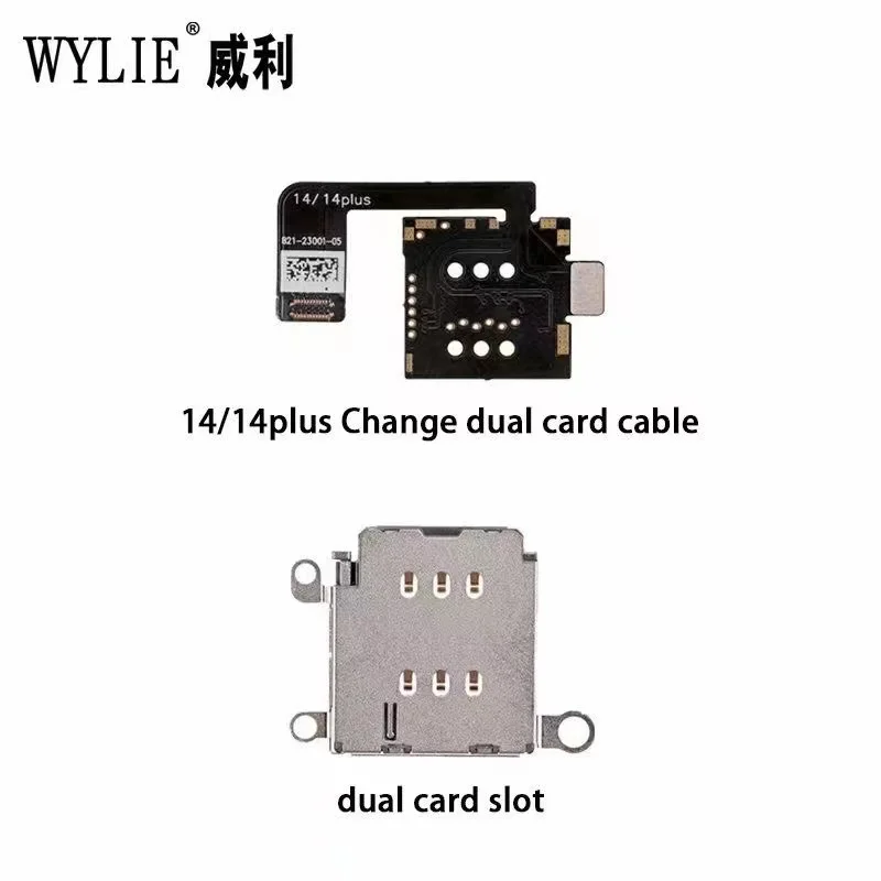 iPhone 14 Plus용 WYLIE 듀얼 카드 어셈블리 변경 N 없음 ? 아 ? d ? S ? 에피 ? 라 ? ati ? 아니요 ? ? 손상되지 않은 전화 수리 도구
