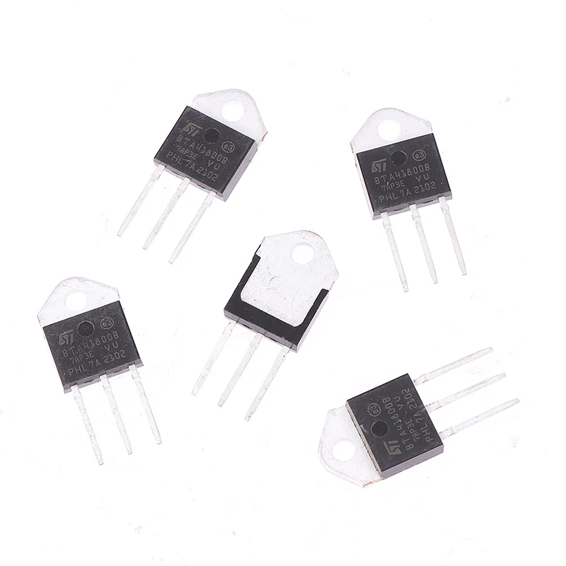 5개 BTA41-800B BTA41800B BTA41 트라이액 40Amp 800볼트 40A 800V TO-3P 트라이액