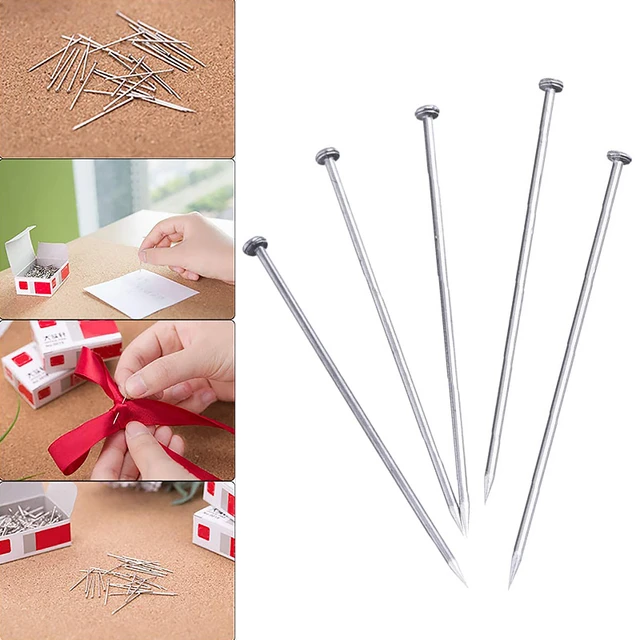 Stainless steel dressmaking pins
