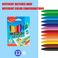 Vibrant Dual - Head Pastel Crayon Set - Washable, Erasable, and Durable (12 Colors)