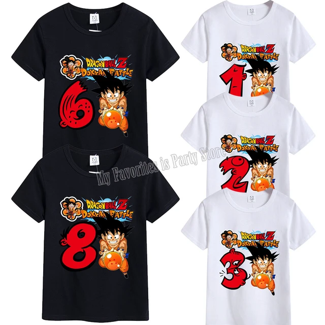 T Shirt Desenhos Animados Anime Japonês Bebê Crianças Meninos Meninas  Crianças de Manga Curta Verão Crianças Roupas Dragon Ball Z Imprimir T  shirt - AliExpress