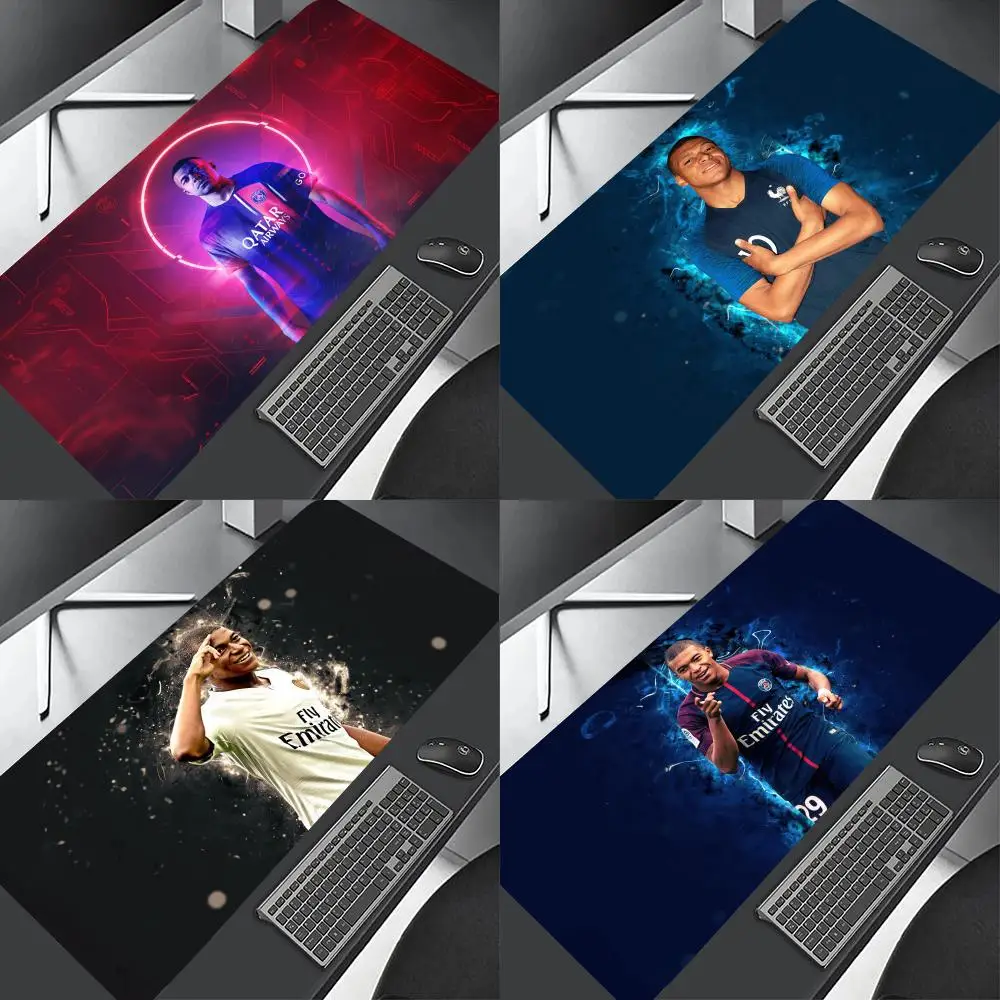 Kylian Footballermbappées  Mouse Pad Professional E-Sports Mouse Pad Fine Surface Gaming Rubber Mouse Pad Smooth Desk Pad