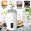 110V/220V Milk Frother 4 In 1 Cooker Auto Mixer for Coffee Milk Foamer Machine Stainless Steel Milk Heating Steamer Foamer 2