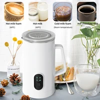 110V/220V Milk Frother 4 In 1 Cooker Auto Mixer for Coffee Milk Foamer Machine Stainless Steel Milk Heating Steamer Foamer 2