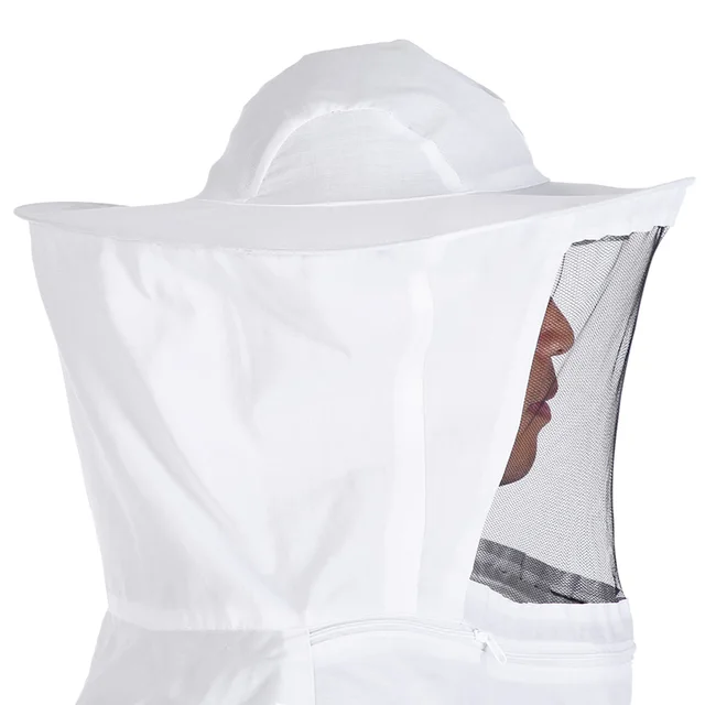 Professzionális Méhészeti Védőkabát Öltöny Méhek Tartás Méhész Felszerelés Védő Split Méh Kalap Ruházat - Image 6