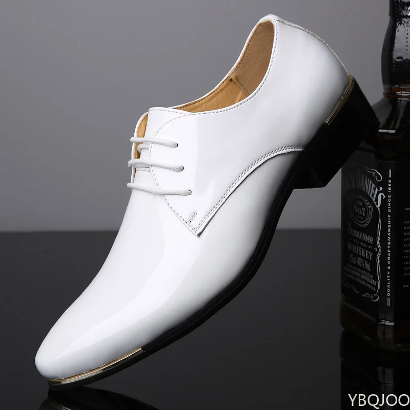 Quality Patent Leather Shoes Man | Black Patent Leather