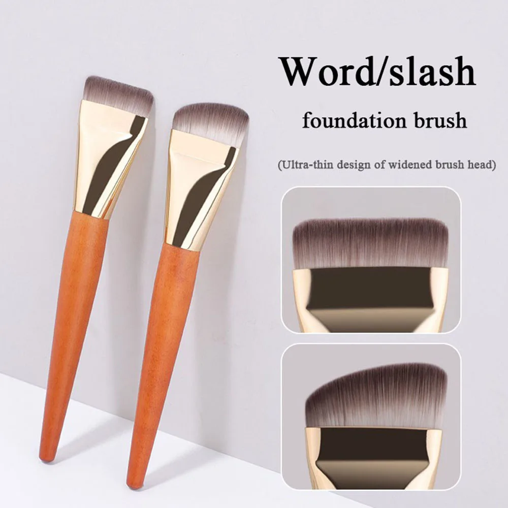 

Ultra Thin Foundation Brush Flat Top Face Contour Brush Lightweight Concealer Brush Blending Foundation Cream Makeup Brushes