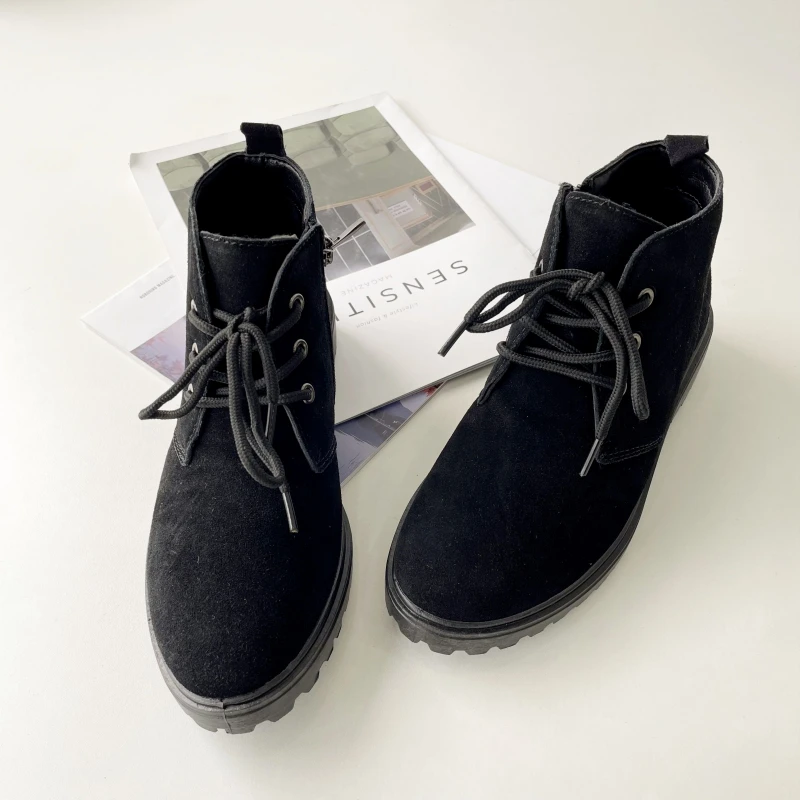 Genuine Leather Women & Girls Short Boots Fashion Autumn And Winter Shoes Size 36-40