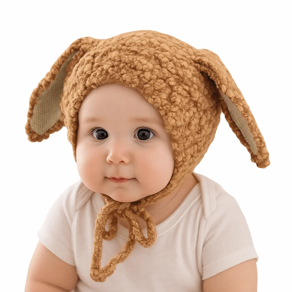 Acrylic Ear Protection Hat for Kids Windproof Earmuffs