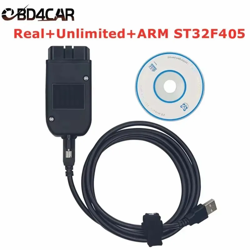 Unlimited Vins For VAG HEX V2 Cable V23.3.1 Real ARM Chip STM32F405 / STM32F429 For VW/AUDI/Skoda/Seat Car Diagnostic Scanner