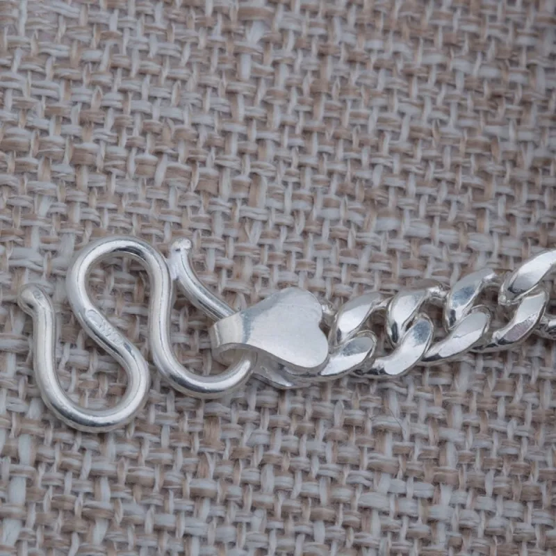 Ожерелье BOCAI S999 из стерлингового серебра для женщин и мужчин, новая модная властная Толстая плетка лошади, серебряная цепочка, ювелирные изделия, бесплатная доставка
