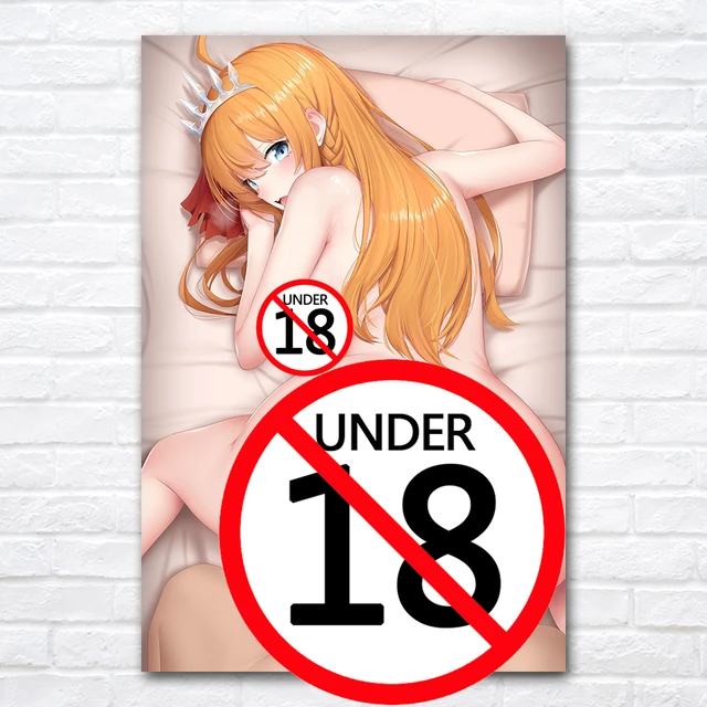 Beautiful Cartoon Girls Naked - Modern Cartoon Art Poster Sexy Nude Beauty Orange Haired Girl Adult Anime  Canvas Printing Painting For Home Bedroom Wall Decor - Painting &  Calligraphy - AliExpress