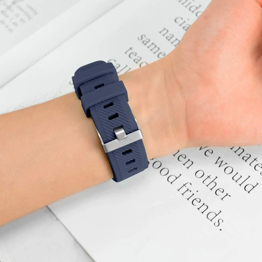 Active Silicone Sports Watchband 22mm - Colorful Bracelet