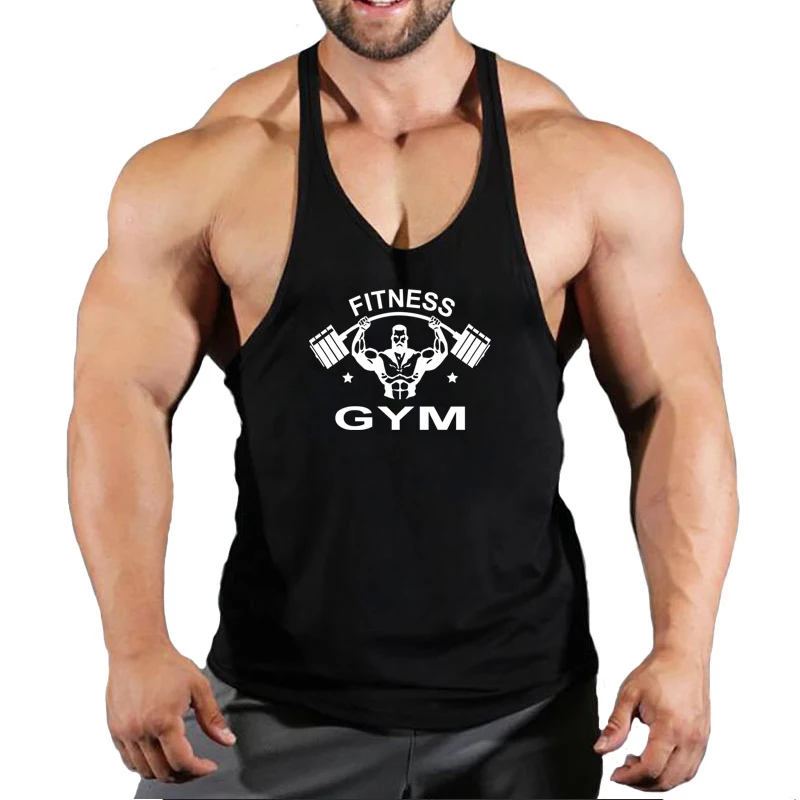 MuscleMensBodybuildingStringerTankTopgymClothingYbackFitnesssleevelessvestshirt