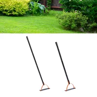 Manual Grass Whip Manual Weed Grass Cutter Serrated 65 Manganese Steel Labor Saving Double Edged Blade Widely Used for Yards 2