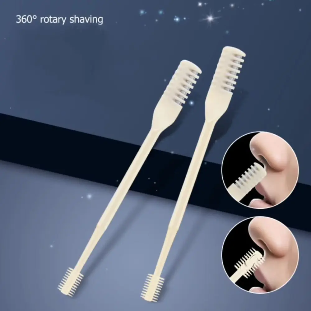 여성 남성 안전 수동 코털 면도기 콧구멍 청소 코털 트리머 제모 도구 면도기 코털 트리머