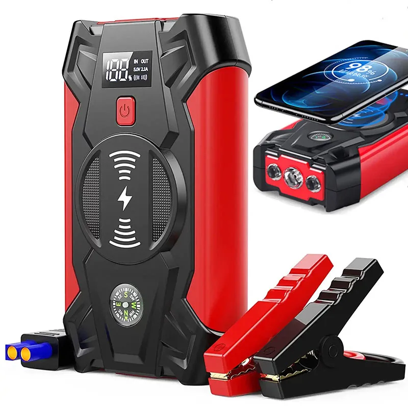 Car Jump Starter 2000A/1200A/1000A Car Battery Starters Portable Power Bank 12V Starting Device Booster Petrol Diesel