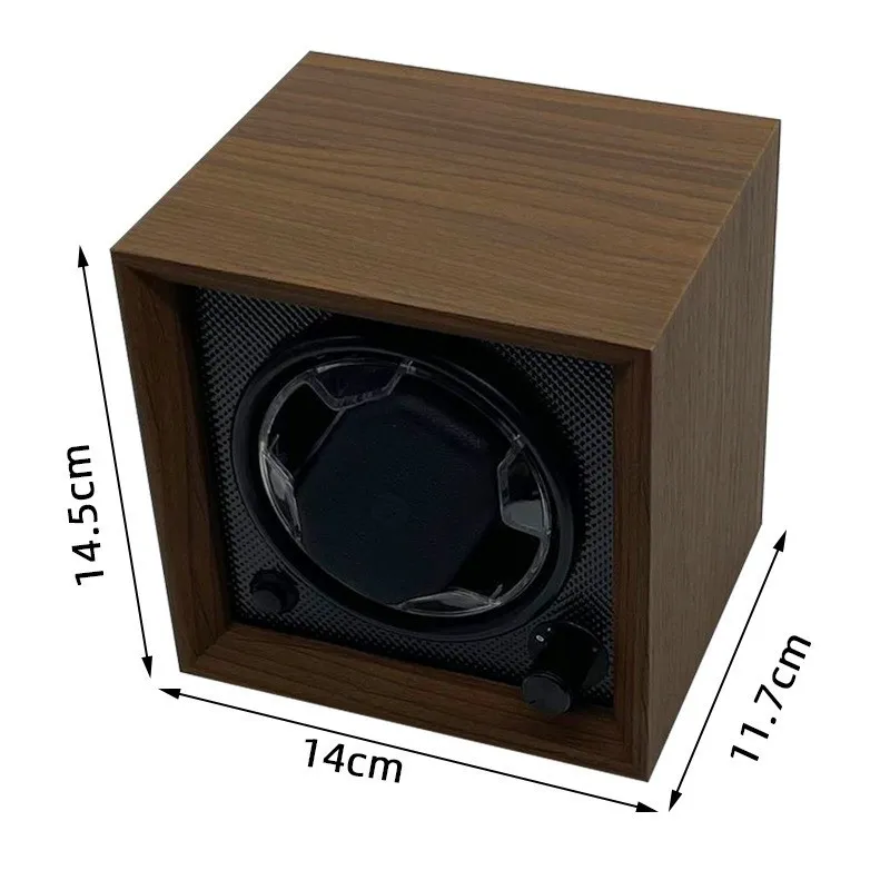 Luxury Wooden Automatic Watch Winder Box for 2 Watches with Silent Motor, Multiple Rota... - SKU LAWW1517 - UGI Packaging