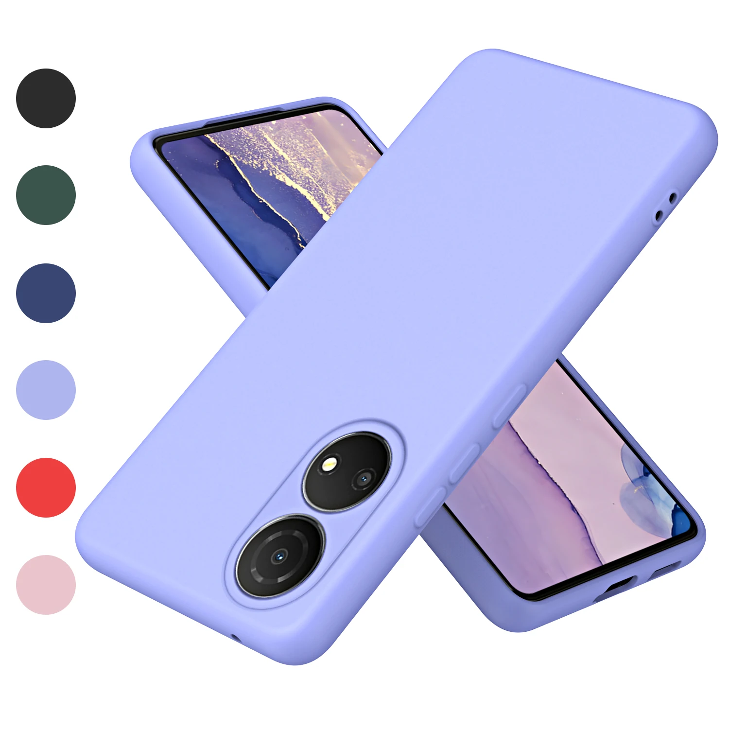 Custodia In Silicone Liquido Di Lusso Per Huawei Honor X7 Cma-Lx2 Cma-Lx1 Cma-Lx3 Bulit Flanella Soft Armor Cover Antiurto Per Telefono Honorx7
