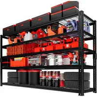 Garage Shelving Heavy Duty Capacity, Adjustable Metal Organizer Wire Rack 1